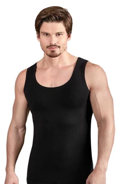 Berrak Erkek Ribana  Rambo Atlet 6'Lı Paket - 1016  Siyah S - Resim 6