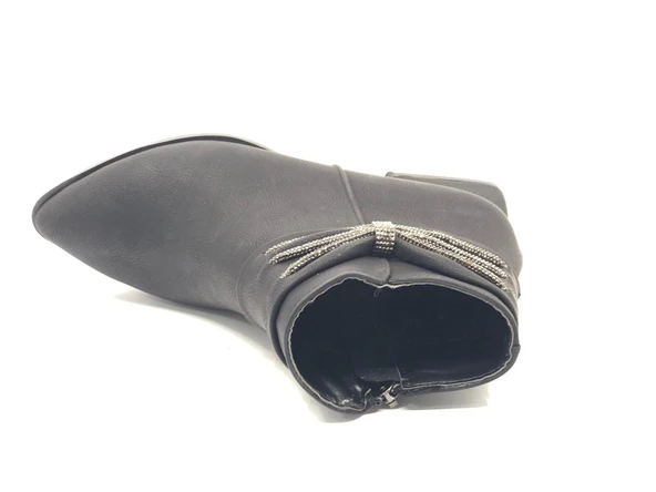 Asya Kurdela Taş Detaylı Topuklu Kadın Bot - Resim 11