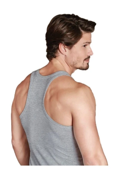 Berrak Erkek Ribana  Rambo Atlet 6'Lı Paket - 1016  XL Siyah - Resim 3