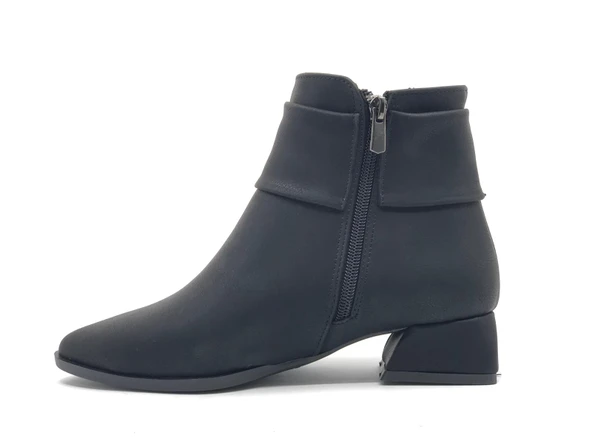 Asya Kurdela Taş Detaylı Topuklu Kadın Bot - Resim 10