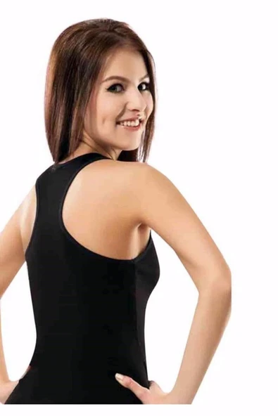 KOTA KADIN RAMBO ATLET 3 ADET - 6044  Beyaz XL - Resim 6