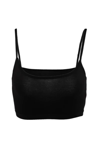 KOTA KADIN İP ASKI BUSTİYER 3 ADET- 6052  Beyaz M - Resim 5