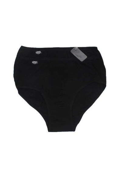 Gümüş Kadın İnce Lastikli Likralı Bato Külot 3042/3043 - 12 Adet  XL Siyah - Resim 6