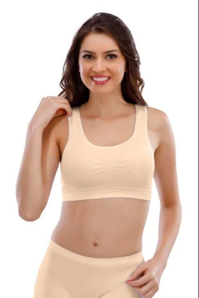 Layza Form Kadın Kalın Askılı Pedli Sütyen Büstiyer 12000 - 2  Adet  Beyaz M - Resim 5