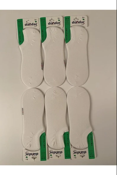 Dündar Erkek Plus Sneaker Dikişsiz Kokulu Bambu Patik Çorap 6883 - 12 Adet  Gri 40-44 - Resim 2
