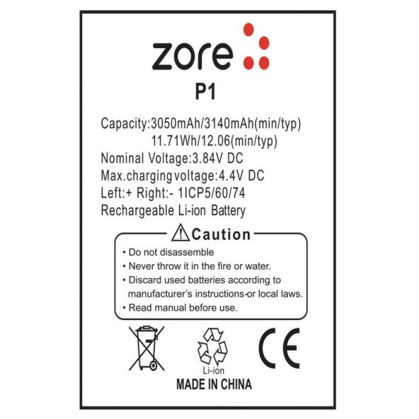 Casper Via P1  Tam Orjinal Batarya