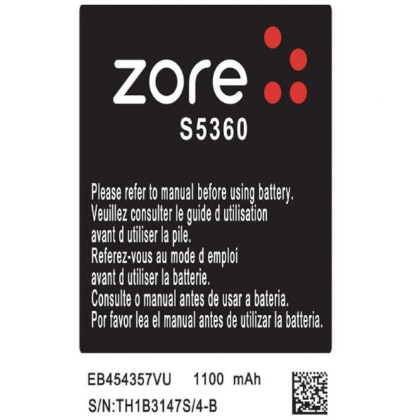 Galaxy Y S5360 A Kalite Uyumlu Batarya