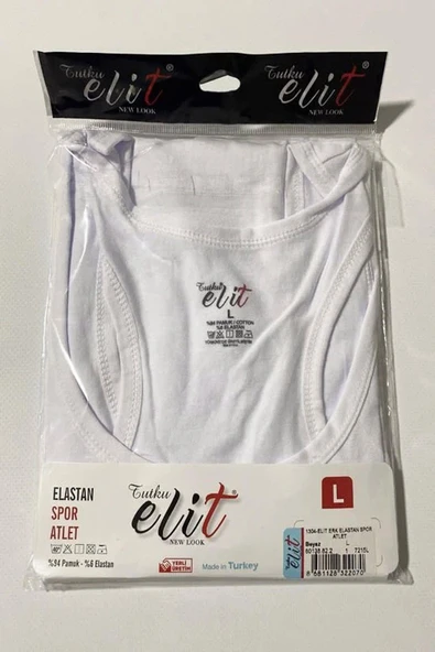 Tutku Elit Erkek Likralı Spor Askılı Atlet 1304 - 3 Adet  Siyah M - Resim 9