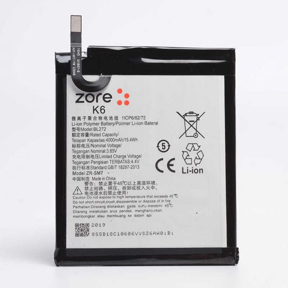 Lenovo K6 Tam Orjinal Batarya