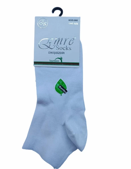 Emre Erkek Bambu Patik Çorap 095 - 6 Adet  Gri 40-44 - Resim 5