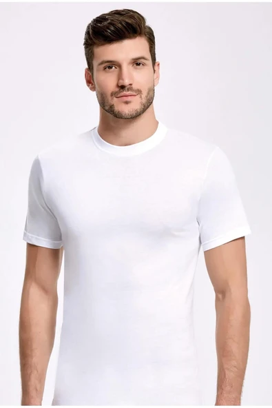 İlke Erkek Sıfır Yaka Fanila Atlet 1004-1005 - 9 Adet  Siyah 2XL - Resim 3