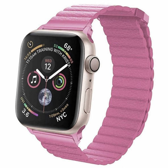 Apple Watch 38mm KRD-09 Deri Lop Kordon - 3