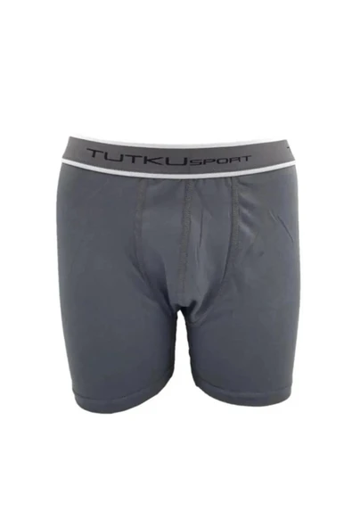 Tutku Erkek Likralı Sporcu Boxer 0400 - 3 Adet  L Füme