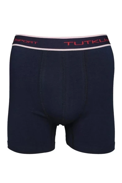 Tutku Erkek Likralı Sporcu  Boxer 0400 - 12 Adet  Kırmızı S - Resim 9