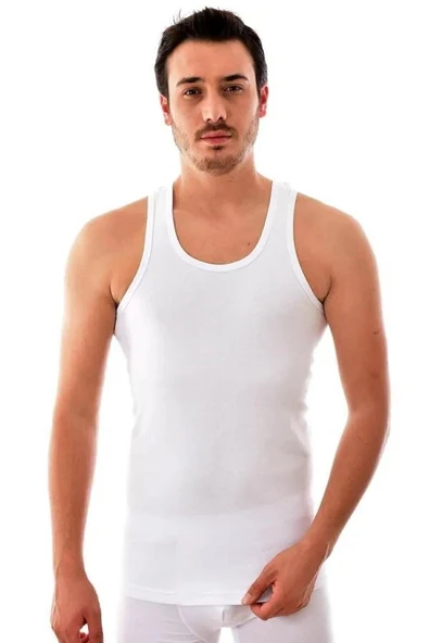 Tutku Erkek Spor Renkli Atlet 0118 - 9 Adet  Gri S - Resim 4