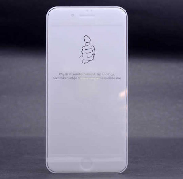 Apple iPhone 8 Plus  Kenarları Kırılmaya Dayanıklı Cam Ekran Koruyucu