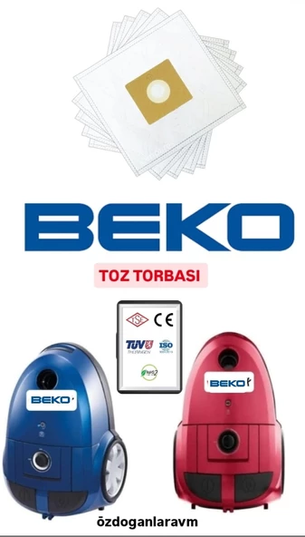 Beko BKS 3210 BKS 2240 BKS 2250 Toz Torbası  10 adet