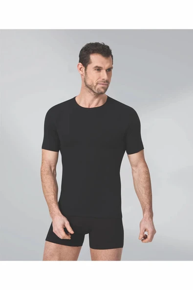 Namaldi Erkek Premier Bisiklet Yaka Likralı Fanila Atlet 181 - 3 Adet  Beyaz M - Resim 3