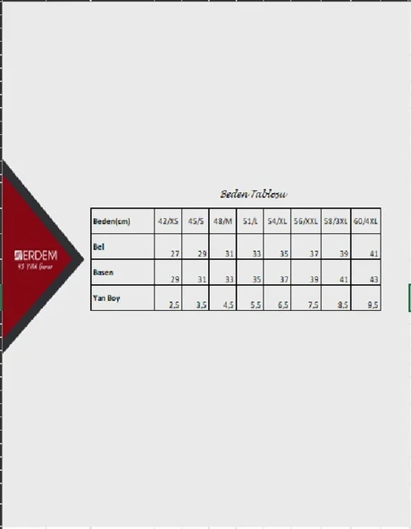 Erdem Kadın Likralı Bikini Külot 7105 - 6 Adet  Beyaz L - Resim 6