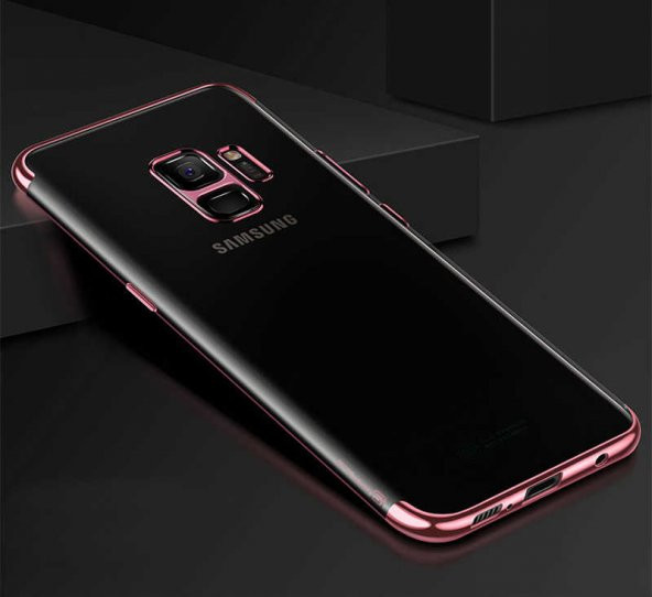 Galaxy J6 Kılıf  Dört Köşeli Lazer Silikon - 3