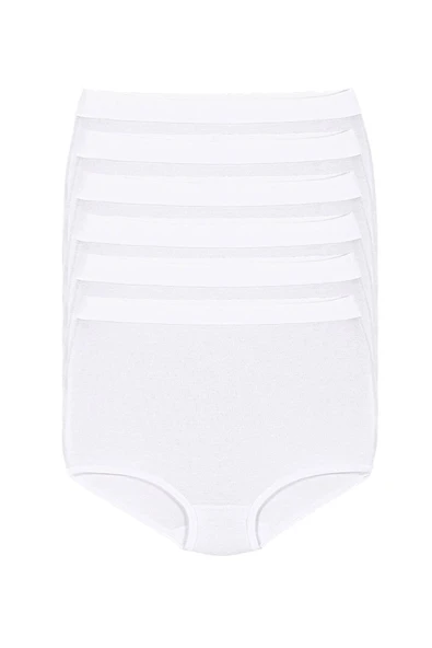 Yıldız Kadın Modal Yüksek Bel Silikonlu Likralı Toparlayıcı Külot 4200 - 12 Adet  Siyah M - Resim 6