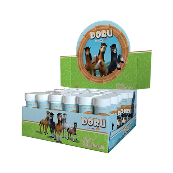 Doru Temalı Köpüklü Üflemeli Baloncuk (8 Adet)