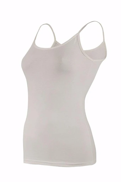 Yıldız Bayan Likralı ip Askılı Atlet Renk Seçenekli  L Lacivert - Resim 7