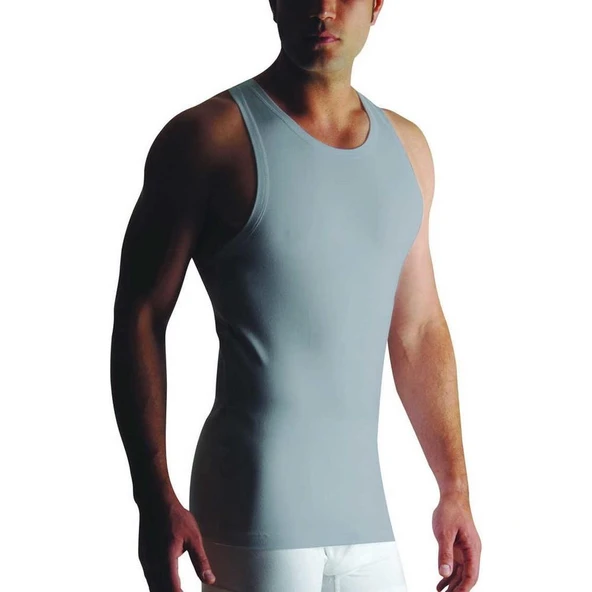 Yıldız Erkek Modal Atlet Renkli  Siyah 3XL - Resim 4