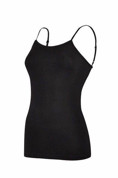 Yıldız Bayan Ayarlanabilen Askılı Atlet Modal Renk Seçenekli  Beyaz L - Resim 3