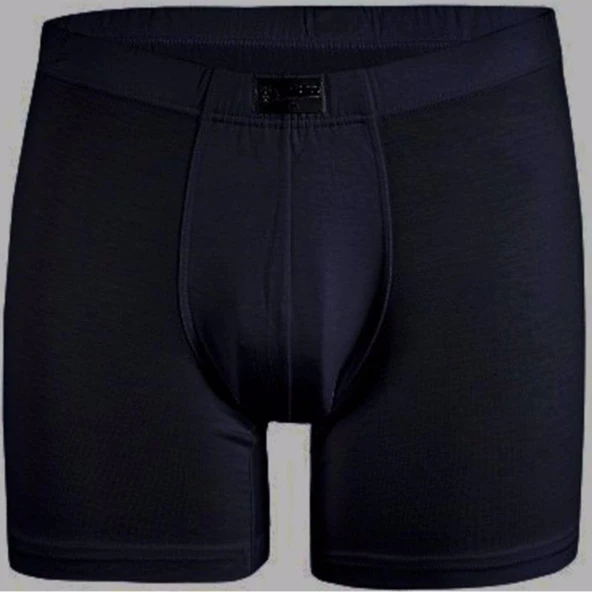 Yıldız 320-321-322-323 Erkek Bambu Likralı Boxer- 1 Adet  L Gri - Resim 5