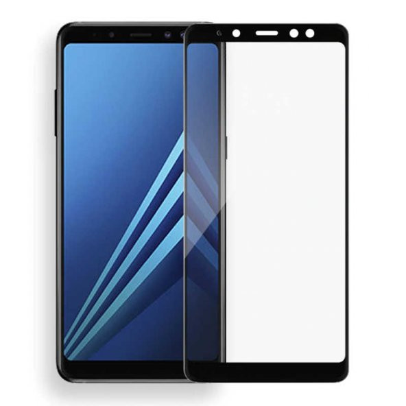 Galaxy J4 Plus  Kenarları Kırılmaya Dayanıklı Cam Ekran Koruyucu