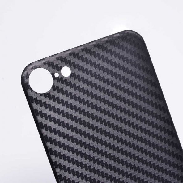Apple iPhone 7  Kavisli Arka Karbon Koruyucu Jelatin - 2
