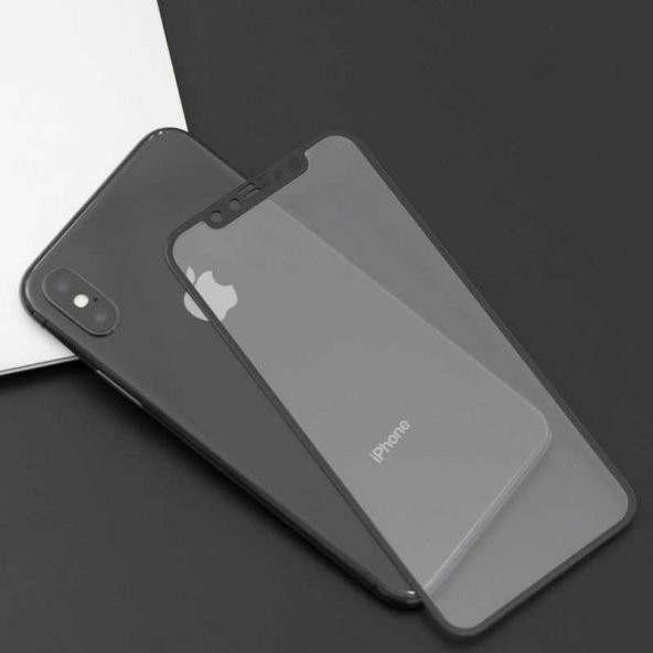 Apple iPhone XS Max 6.5  5D Privacy Cam Ekran Koruyucu - 2