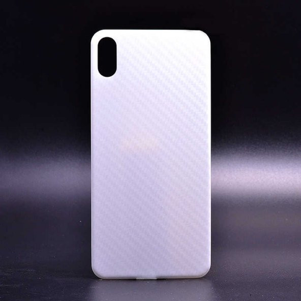 Apple iPhone X  Kavisli Arka Karbon Koruyucu Jelatin - 2