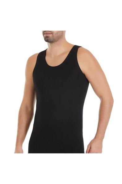 3'Lü Yıldız -315-316 Erkek Bambu Atlet  Beyaz 2XL - Resim 5