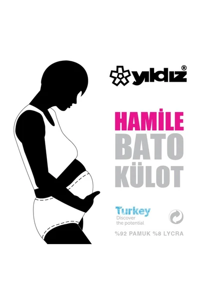 Yıldız Kadın Hamile Külot 3640- 3 Adet  XL Ten - Resim 5