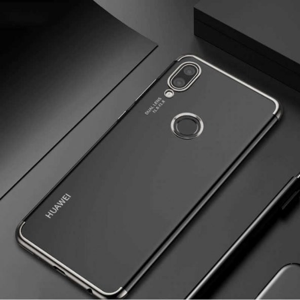 Huawei P Smart 2019 Kılıf  Dört Köşeli Lazer Silikon - 2