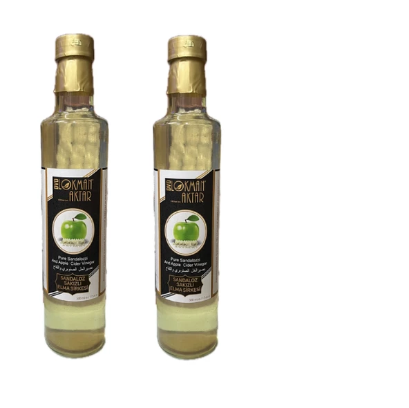Sandaloz Sakızlı Elma Sirkesi, Katkısız, Doğal, (Form) 2 Adet, Lokman Aktar