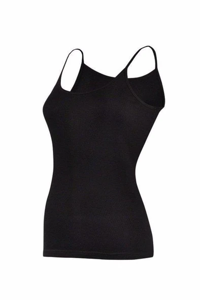 Yıldız Kadın Ribana Biyeli İp Askılı Atlet 3'Lü Paket - 2026-2043-2047  XL Ten - Resim 7