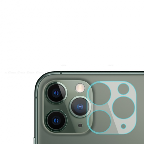 Apple iPhone 11 Pro Max  3D Full Kamera Koruyucu