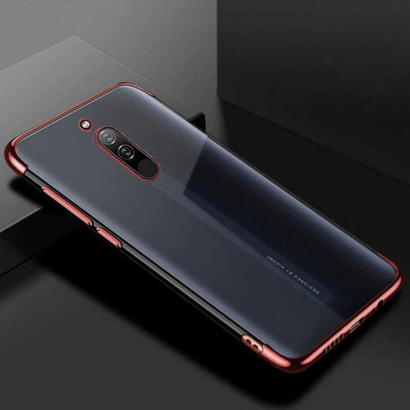 Xiaomi Redmi 8 Kılıf  Dört Köşeli Lazer Silikon - 3