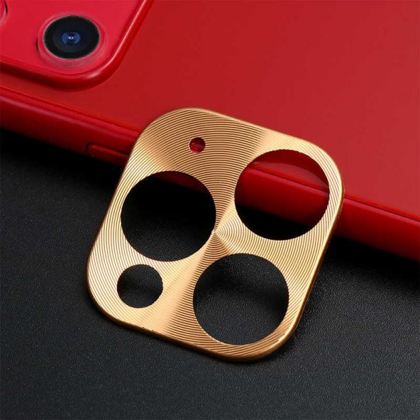 Apple iPhone 11 Pro Max  Metal Kamera Koruyucu