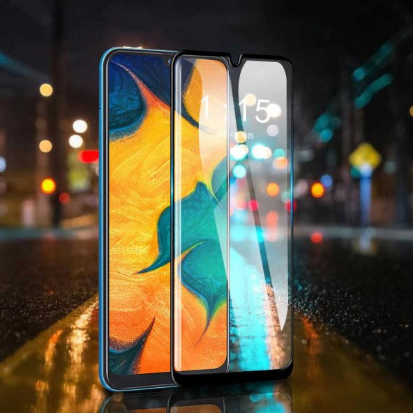 Galaxy M30S  Kenarları Kırılmaya Dayanıklı Cam Ekran Koruyucu - 2