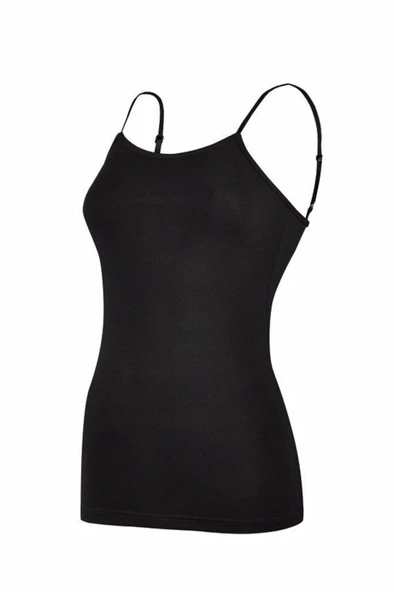 Yıldız Kadın Modal Ayarlanabilen Askılı Atlet 3'Lü Paket - 2185-2186-2187  Ekru S - Resim 7