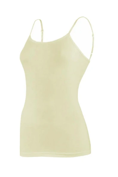 Yıldız Kadın Modal Ayarlanabilen Askılı Atlet 3'Lü Paket - 2185-2186-2187  Siyah L - Resim 4