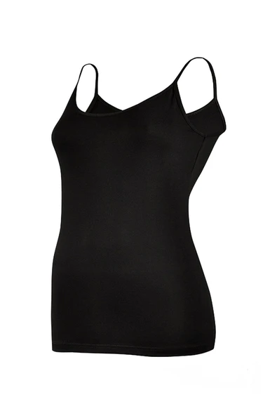 Yıldız Kadın Likralı İp Askılı Atlet 3'Lü Paket -2169-2170-2171-2172-2173-2174  M Gri - Resim 6