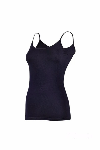 Yıldız Kadın Likralı İp Askılı Atlet 3'Lü Paket -2169-2170-2171-2172-2173-2174  M Gri - Resim 11