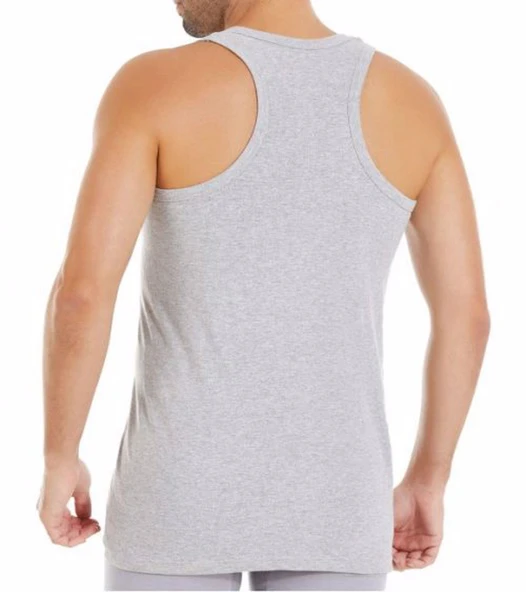 Yıldız Erkek Ribana Spor Atlet - 6 Adet  Beyaz XL - Resim 7