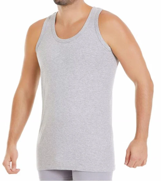 Yıldız Erkek Ribana Spor Atlet - 6 Adet  Beyaz XL - Resim 6