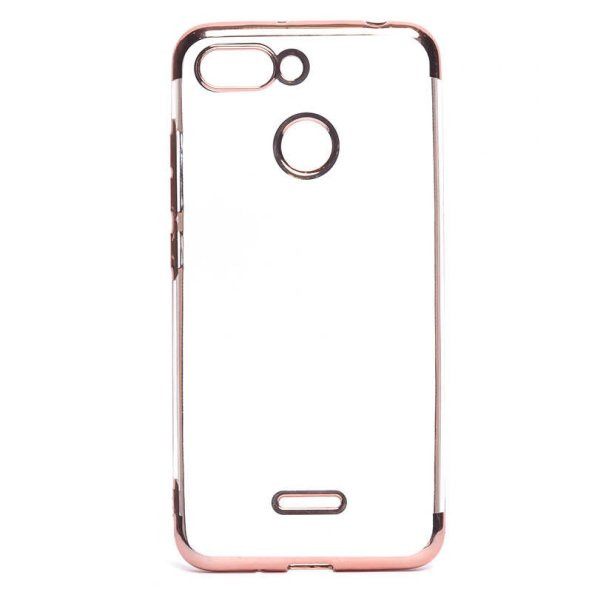 Xiaomi Redmi 6 Kılıf  Dört Köşeli Lazer Silikon - 3